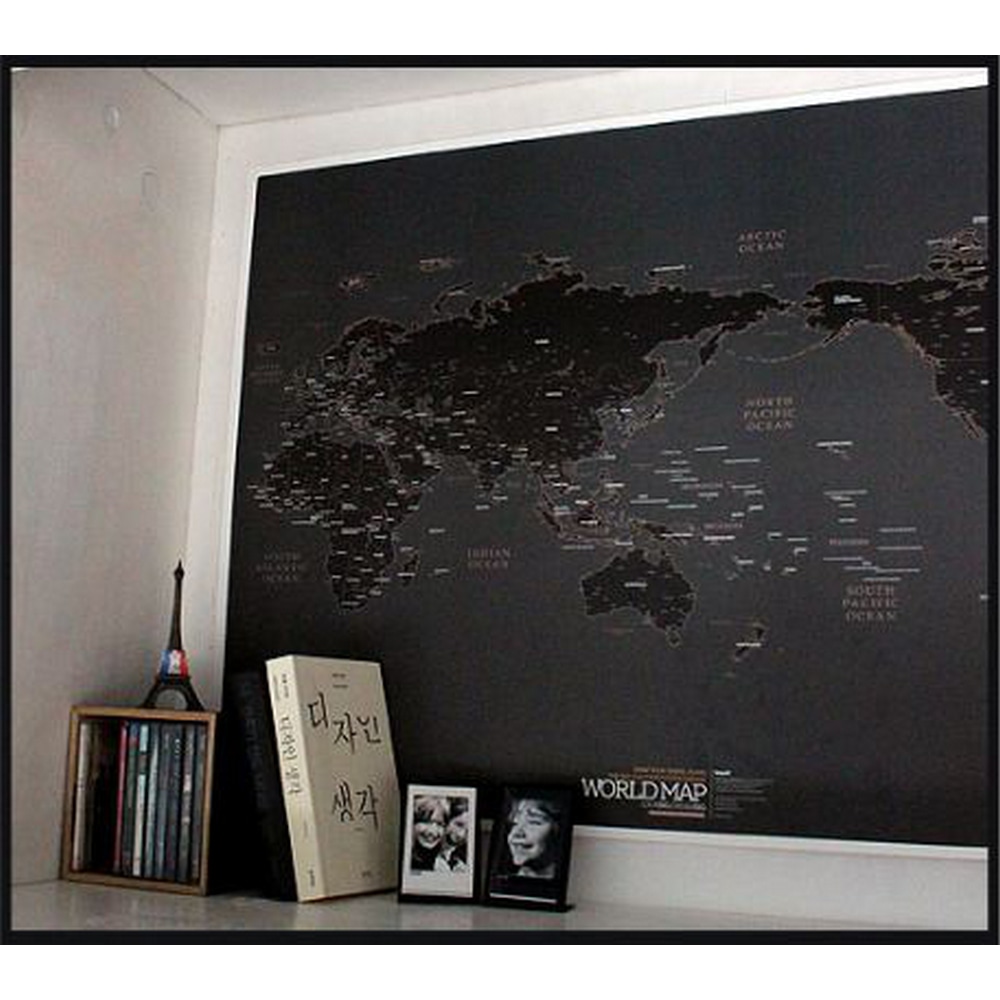 Worldmap Black – Bild 5